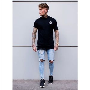 sinners attire destroyed jeans